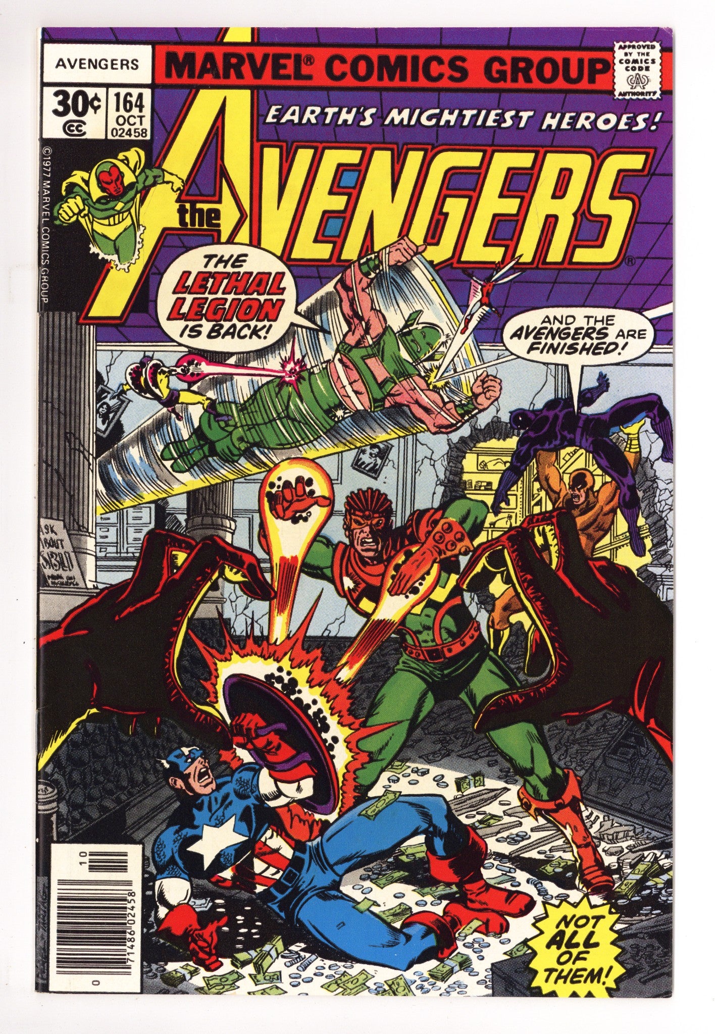 The Avengers Vol 1 164 VF (8.0) (1977) 