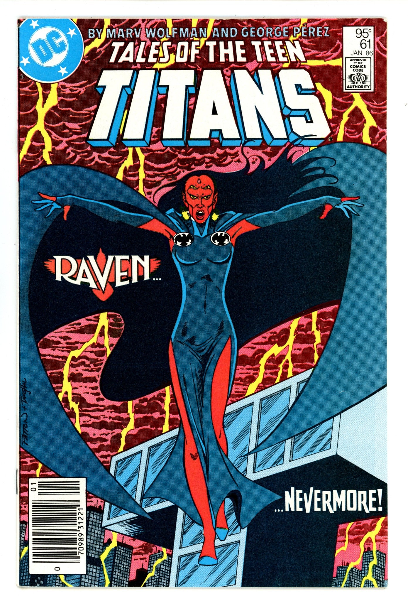 Tales of the Teen Titans 61 VF (8.0) (1986) Canadian Price Variant 