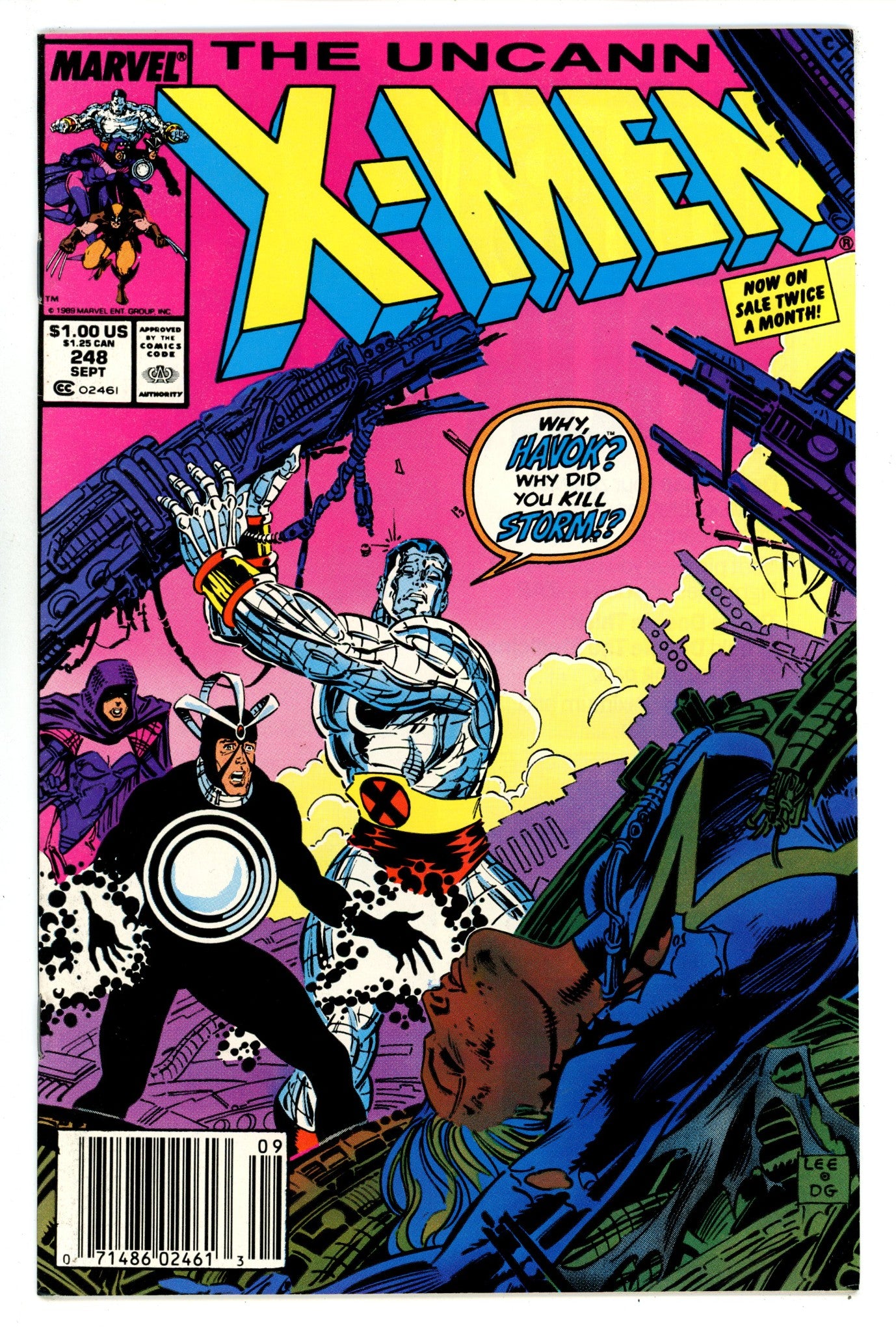 The Uncanny X-Men Vol 1 248 VF- (7.5) (1989) Newsstand 