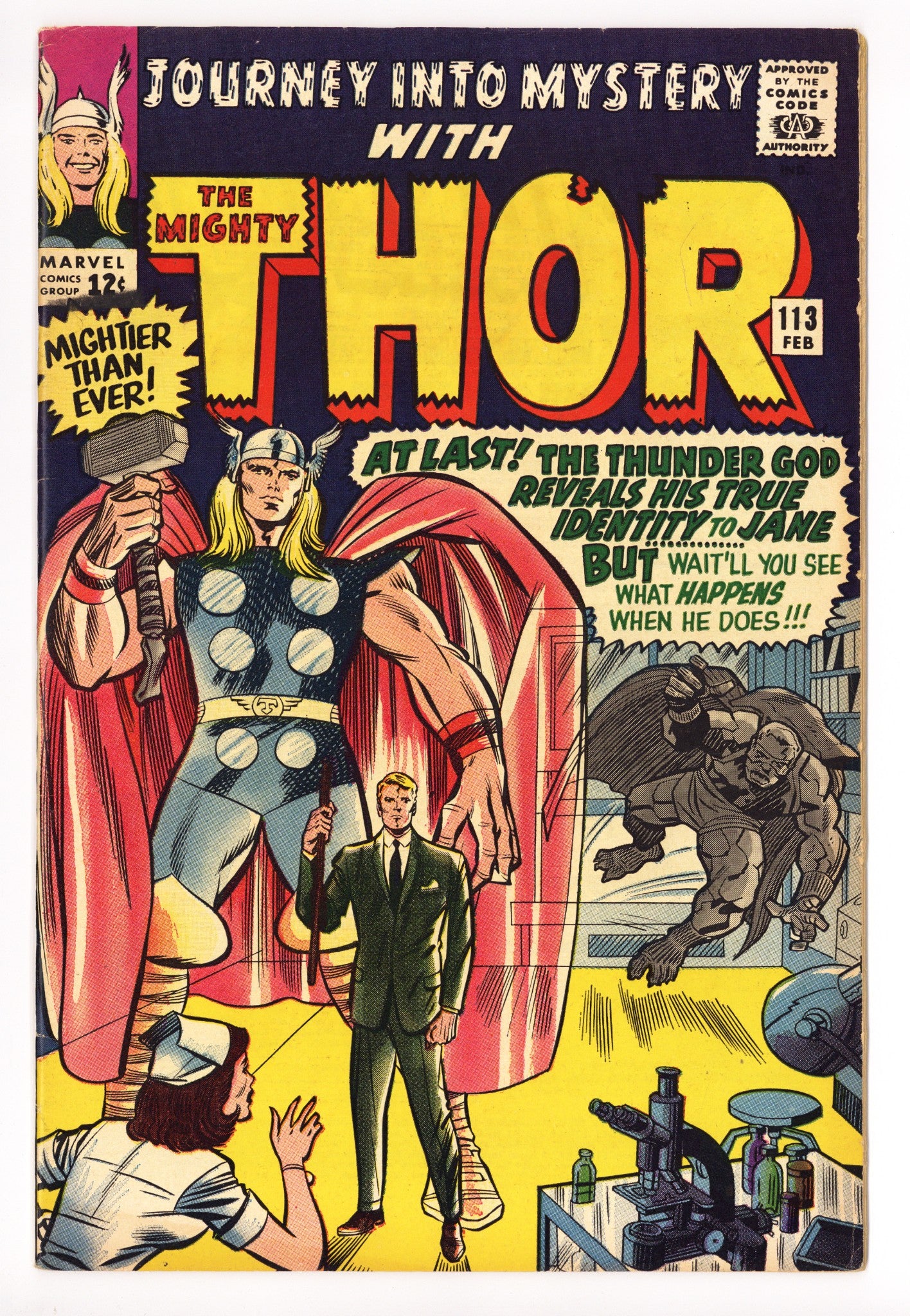 Journey into Mystery Vol 1 113 FN/VF (7.0) (1965) 