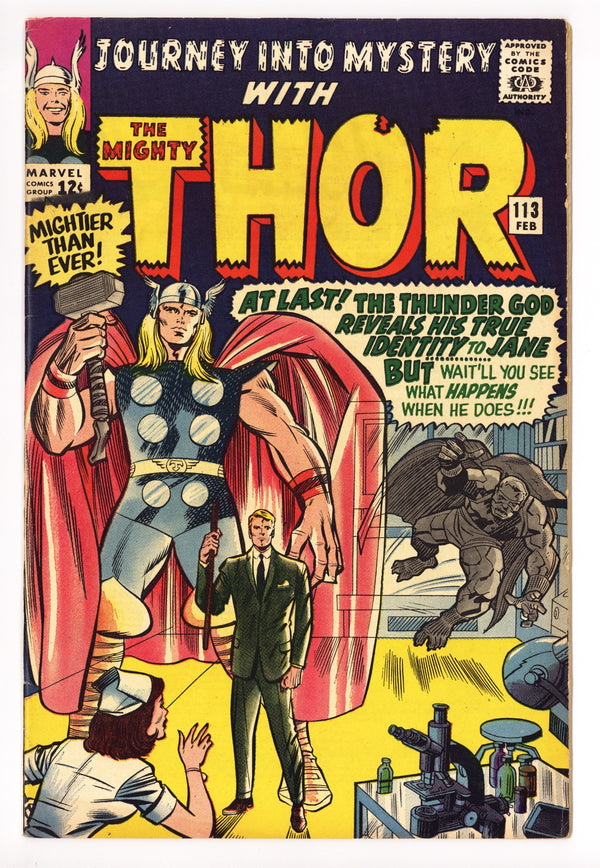 Journey into Mystery Vol 1 113 FN/VF (7.0) (1965)