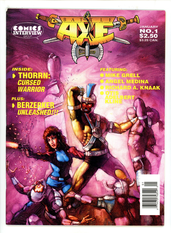 Battle Axe: The Magazine of Savage Adventure 1 Mid Grade (1989)
