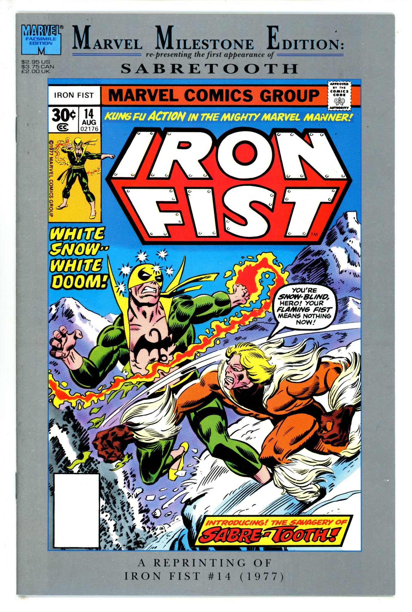 Marvel Milestone Edition: Iron Fist #14 [nn] NM (1992)