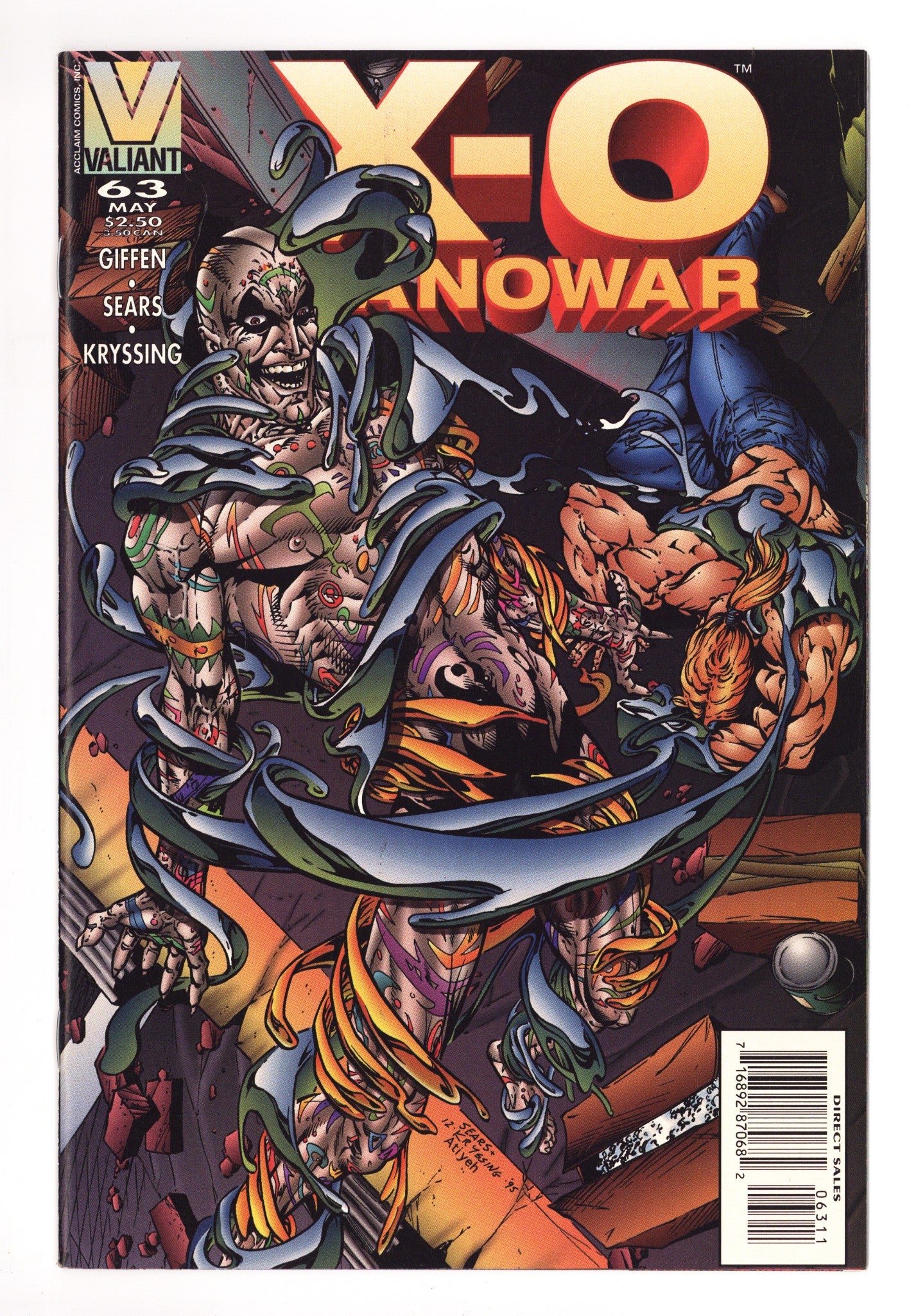 X-O Manowar Vol 1 63 High Grade (1996) 