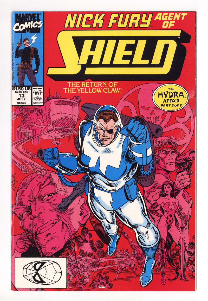 Nick Fury, Agent of S.H.I.E.L.D. Vol 4 13 High Grade (1990) 