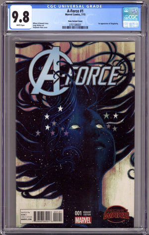 A-Force Vol 1 1 CGC 9.8 (NM/M) (2015) Hans Incentive Variant
