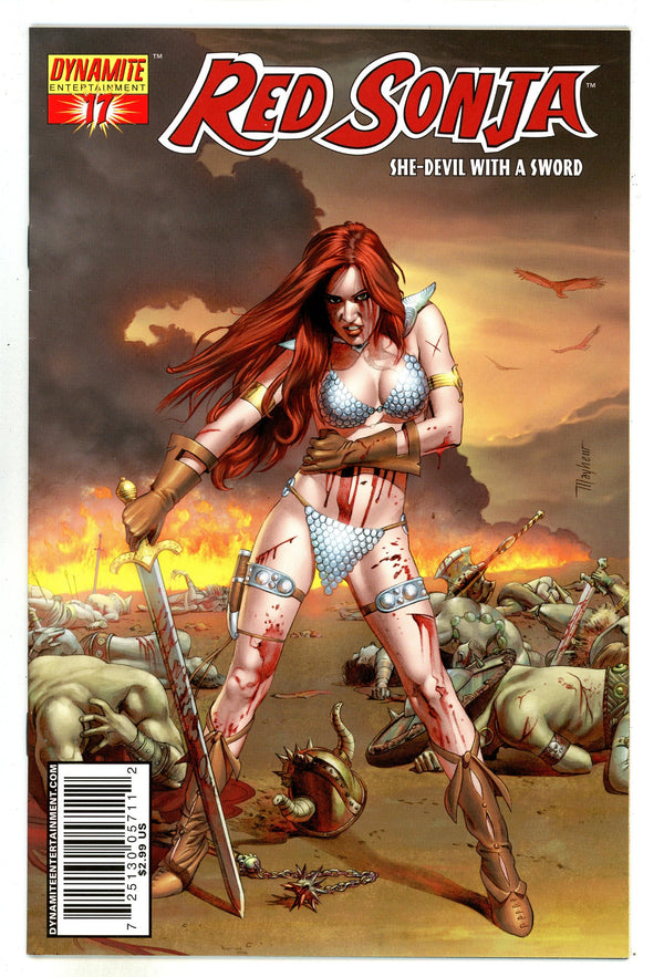 Red Sonja Vol 1 17 Mid Grade (2006) Mayhew Variant