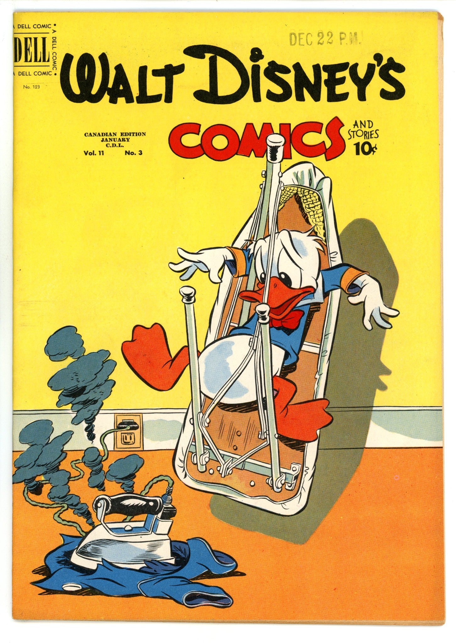 Walt Disney's Comics and Stories Vol 11 3 (123) VF+ (8.5) (1951) Canadian Edition 