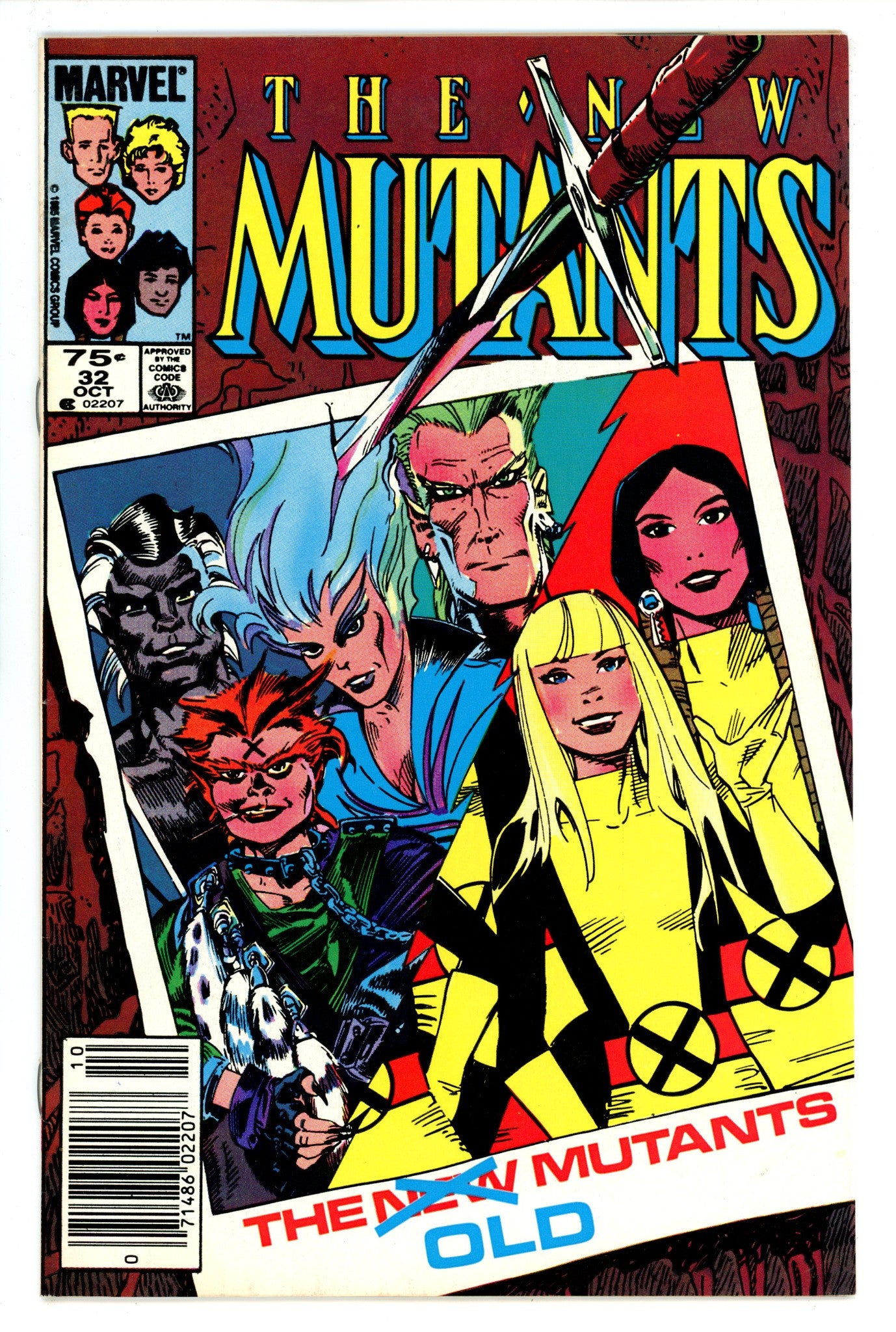 The New Mutants Vol 1 32 FN- (5.5) (1985) Canadian Price Variant 