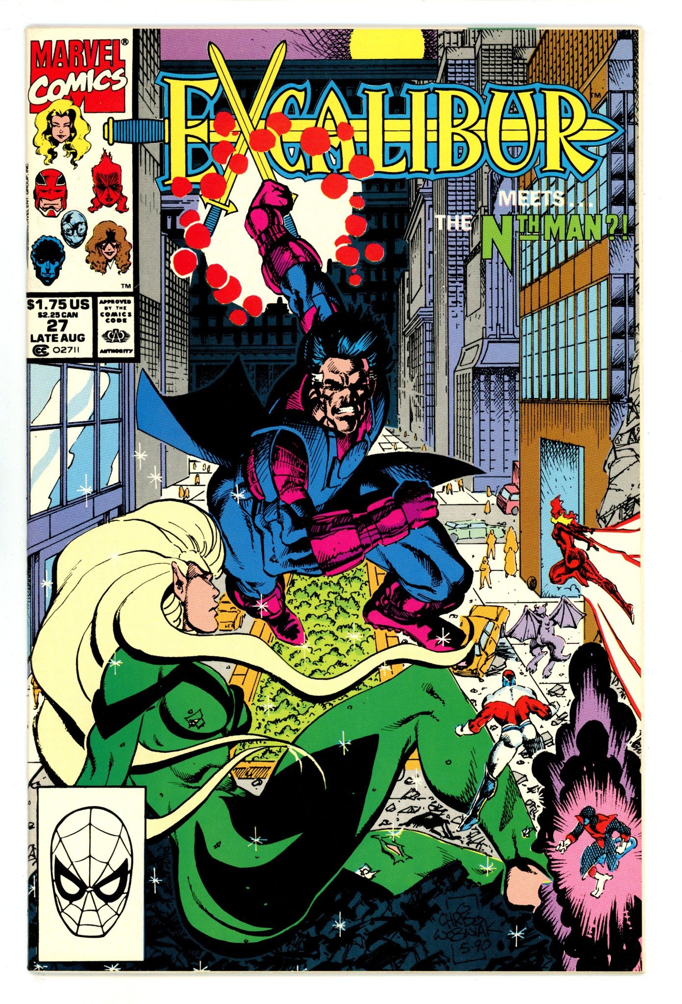 Excalibur Vol 1 27 High Grade (1990) 