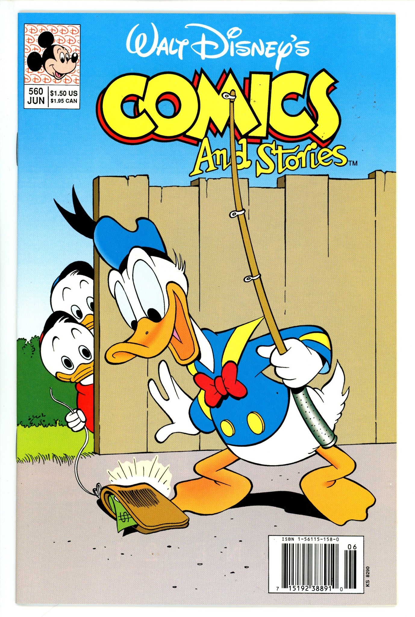 Walt Disney's Comics and Stories 560 Newsstand (1991)