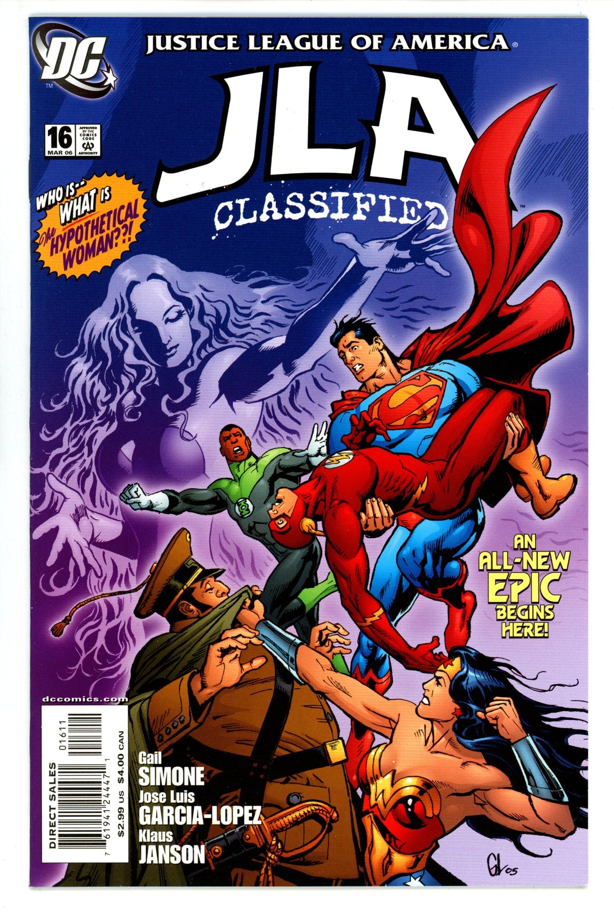 JLA: Classified  16  High Grade  (2006)   