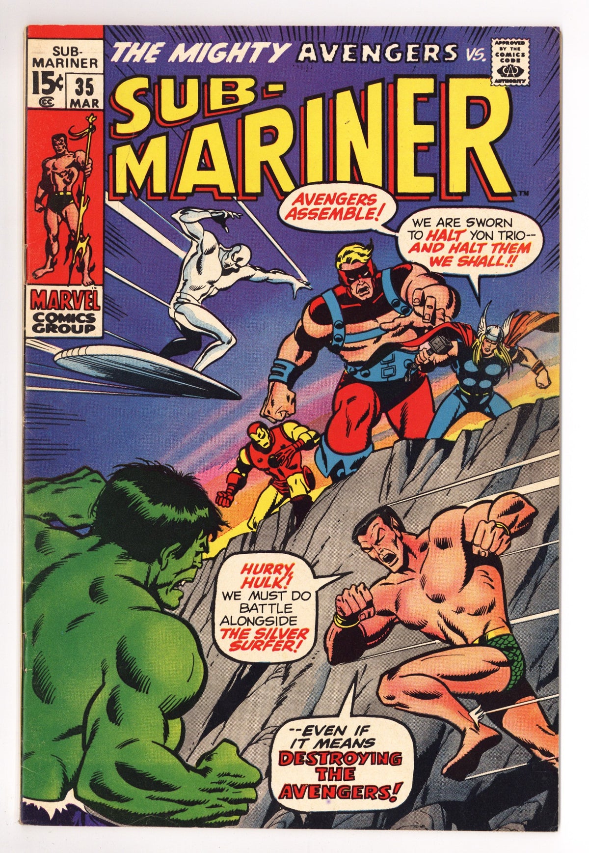 Sub-Mariner Vol 1 35 VF- (7.5) (1971) 