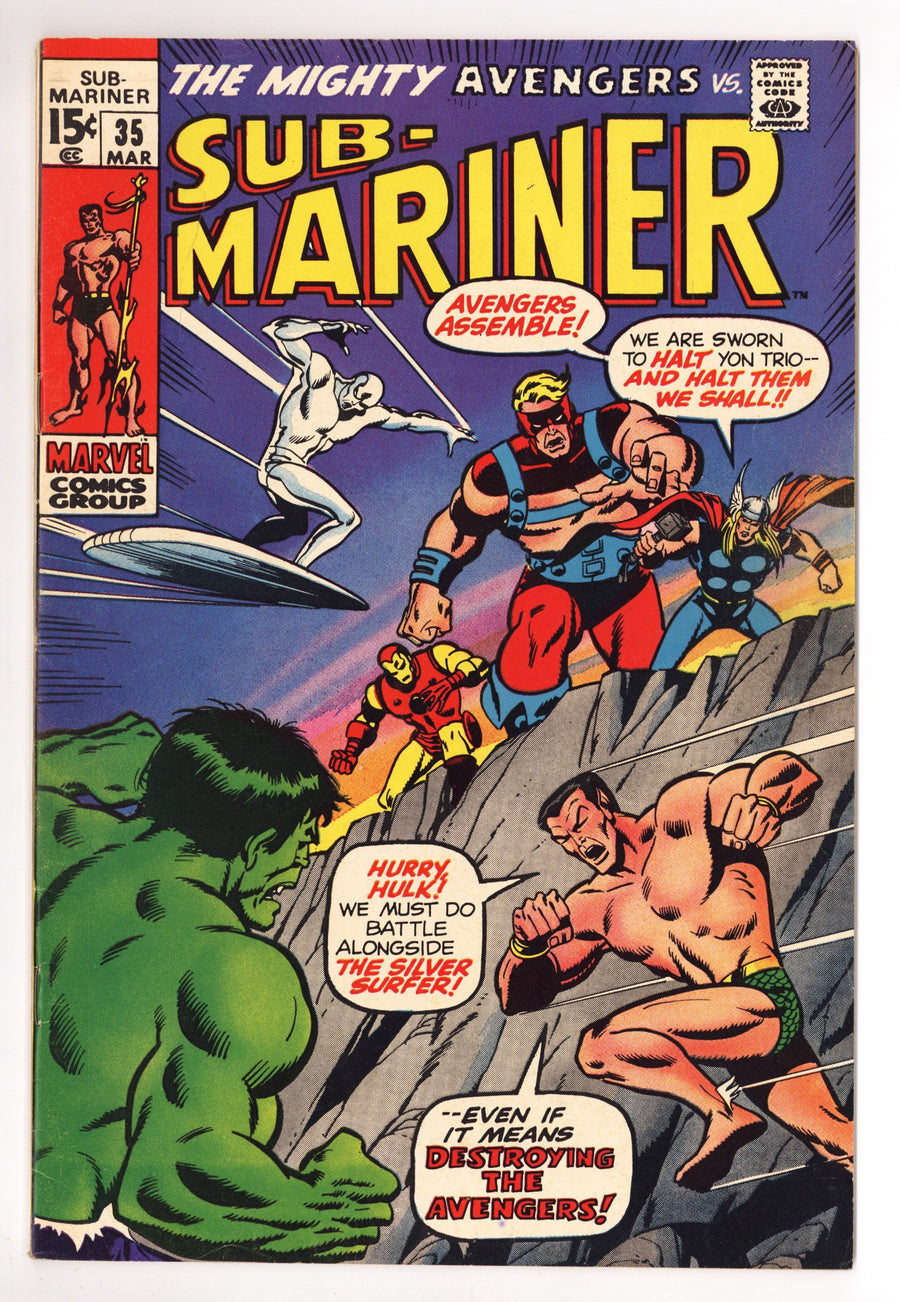 Sub-Mariner Vol 1 35 VF- (7.5) (1971) 