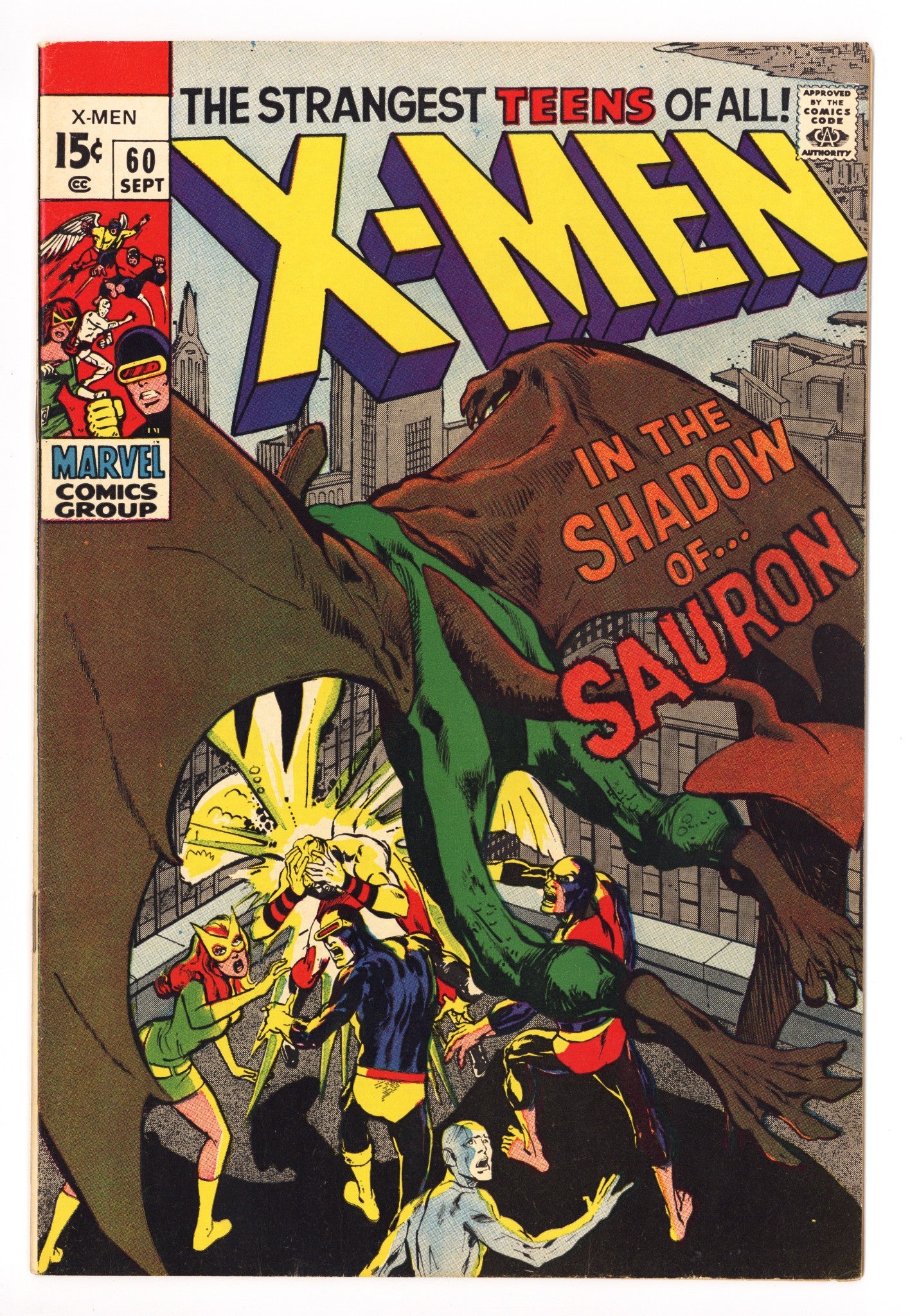 The X-Men Vol 1 60 VF- (7.5) (1969) 