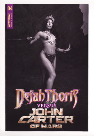 Dejah Thoris versus John Carter 4 Mid Grade (2021) B&W Cosplay Incentive Variant