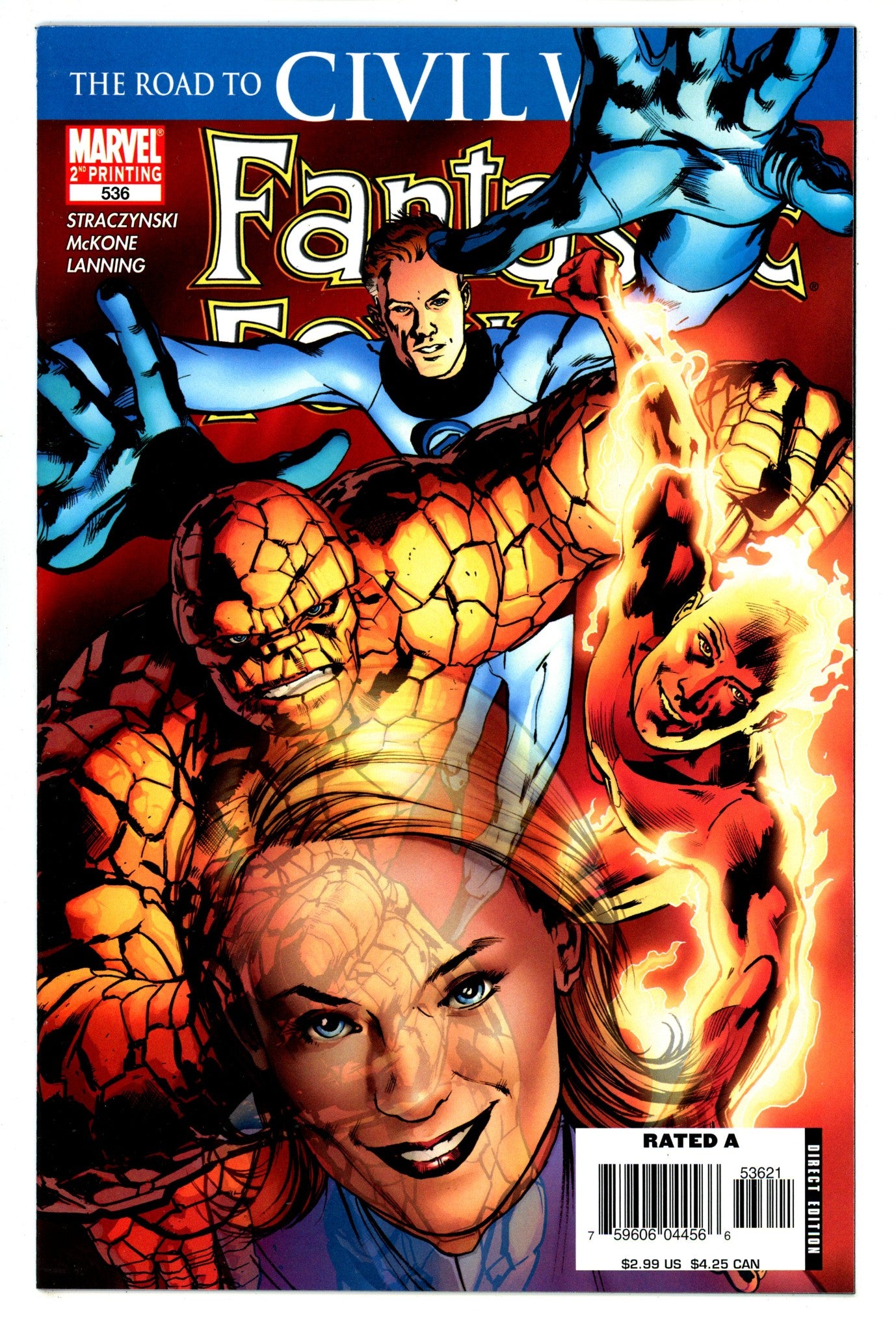 Fantastic Four Vol 3 536 High Grade (2006) 2nd Print 