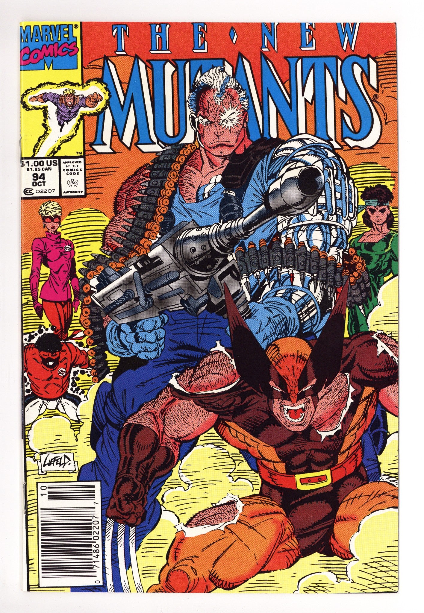 The New Mutants Vol 1 94 Mid Grade (1990) Newsstand 