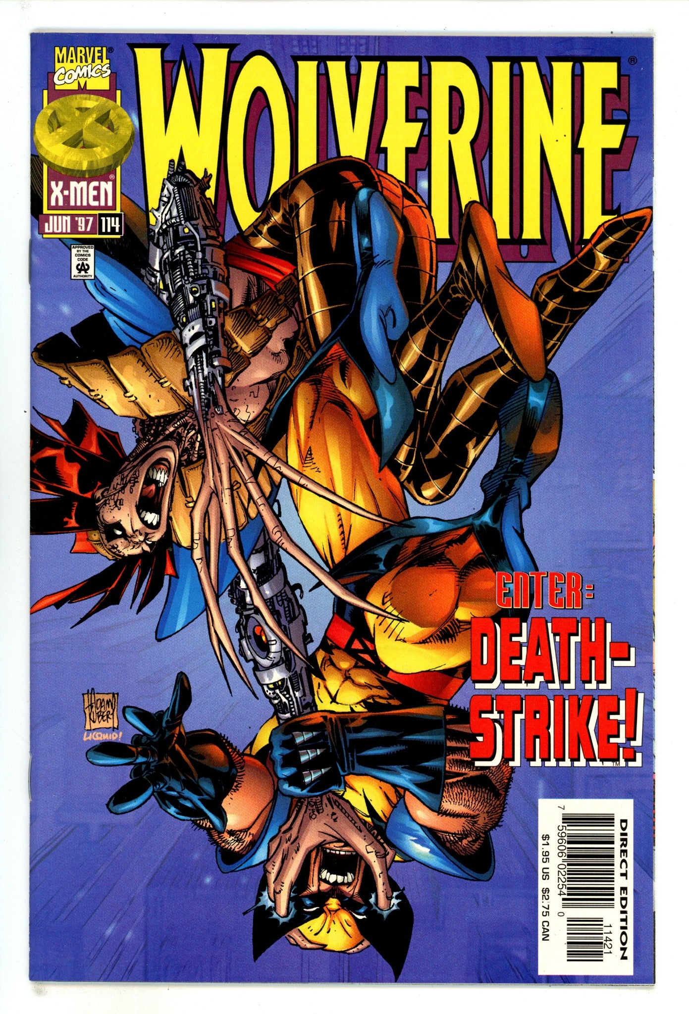 Wolverine Vol 2 114 NM (9.4) Purple (1997) 