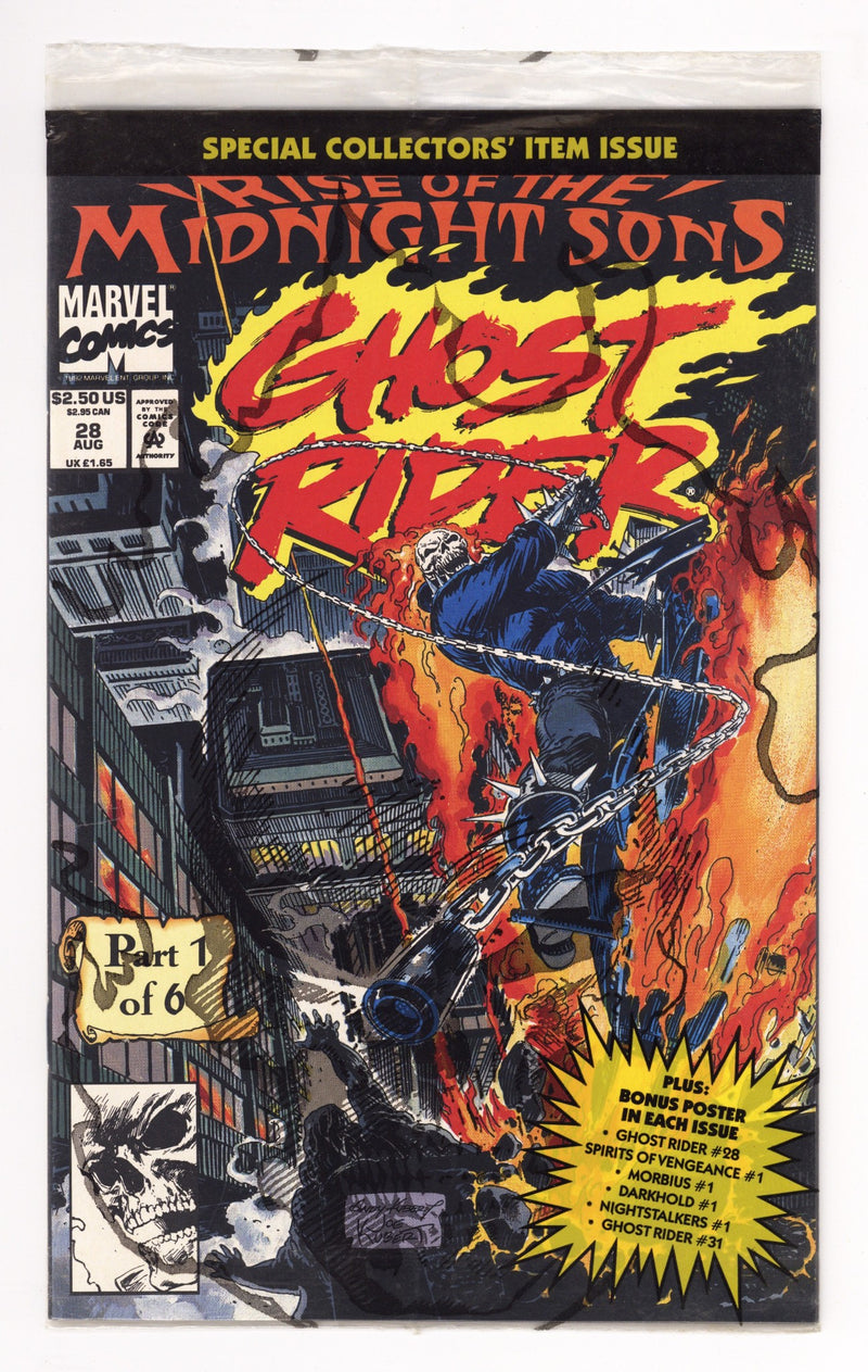 Ghost Rider Vol 2 28 New, Sealed (1992) 