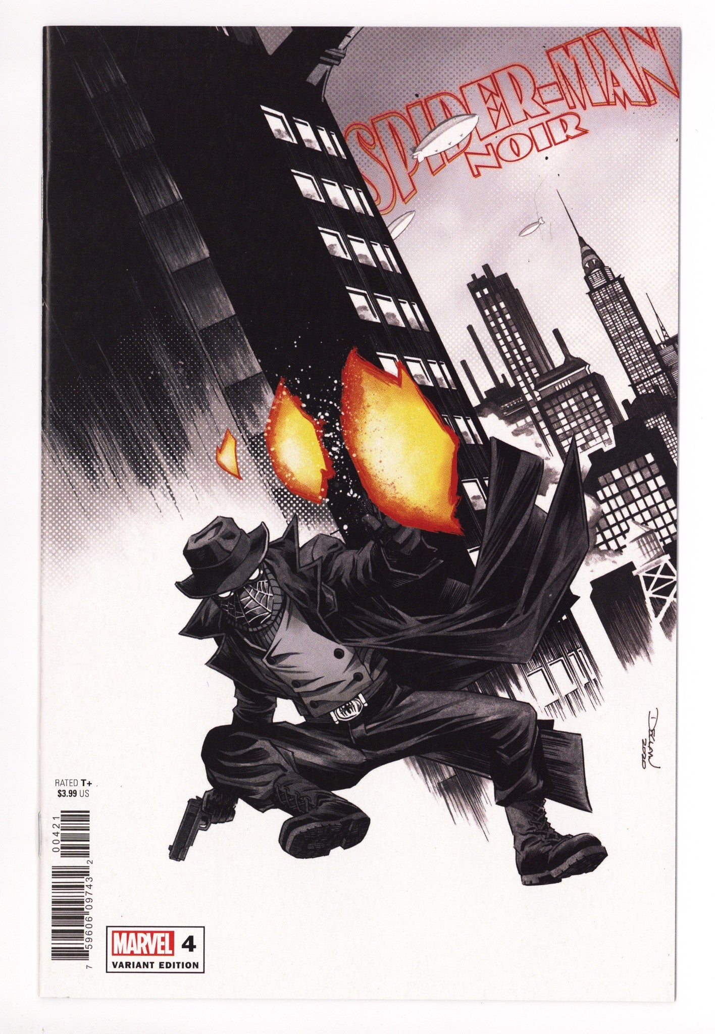 Spider-Man Noir Vol 2 4  NM- (9.2)   (2020) Shalvey     Incentive Variant  
