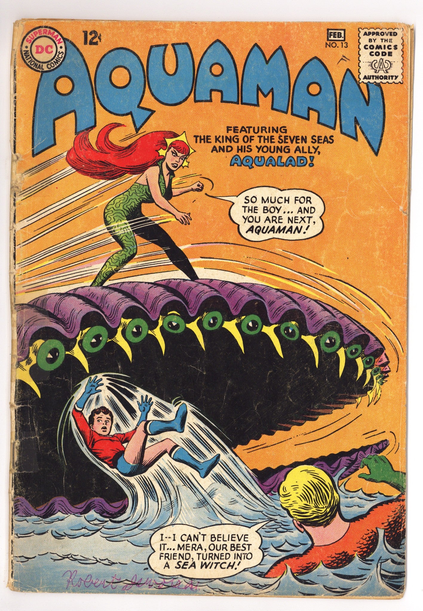 Aquaman Vol 1 13 GD (2.0) (1964) 