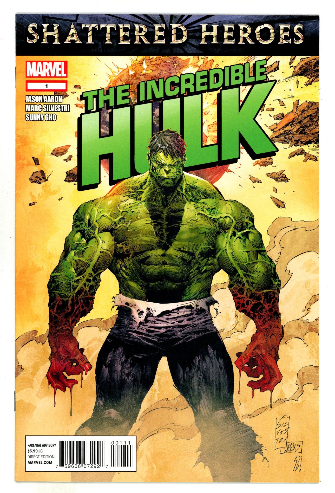 The Incredible Hulk Vol 3 1 High Grade (2011) 