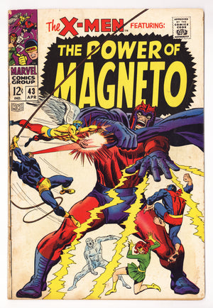 The X-Men Vol 1 43  VG (4.0)   (1968)