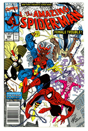 The Amazing Spider-Man Vol 1 340 FN (6.0) (1990) Newsstand