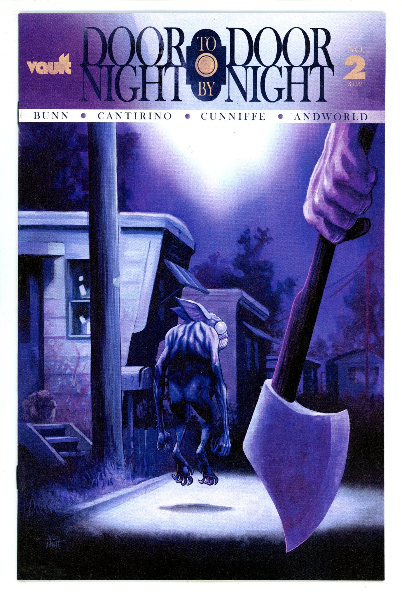 Door to Door, Night by Night 2 High Grade (2022) Hurrt Variant 