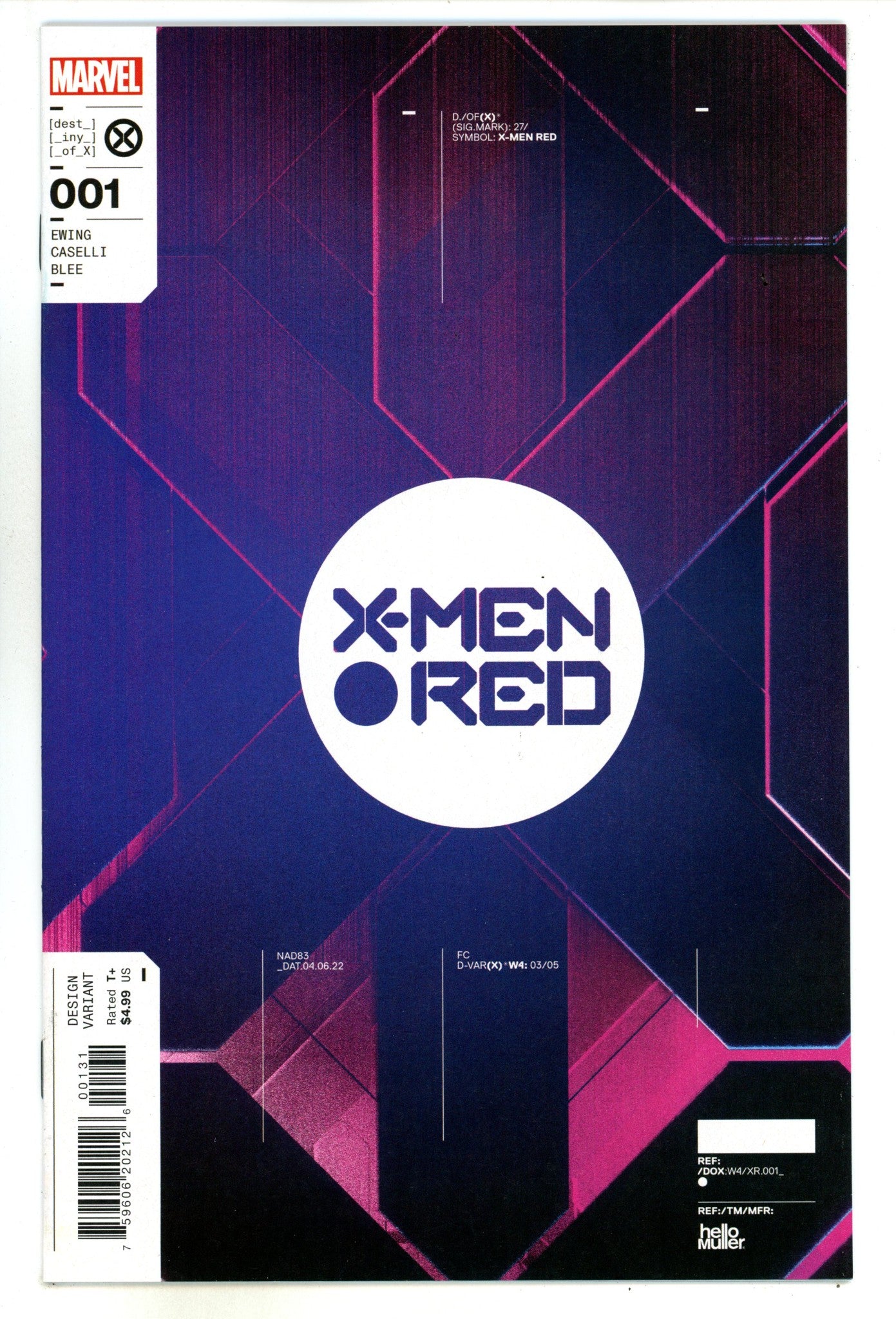 X-Men Red Vol 2 1 High Grade (2022) Muller Variant 