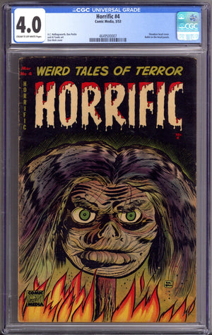 Horrific 4 CGC 4.0 (VG) (1953)