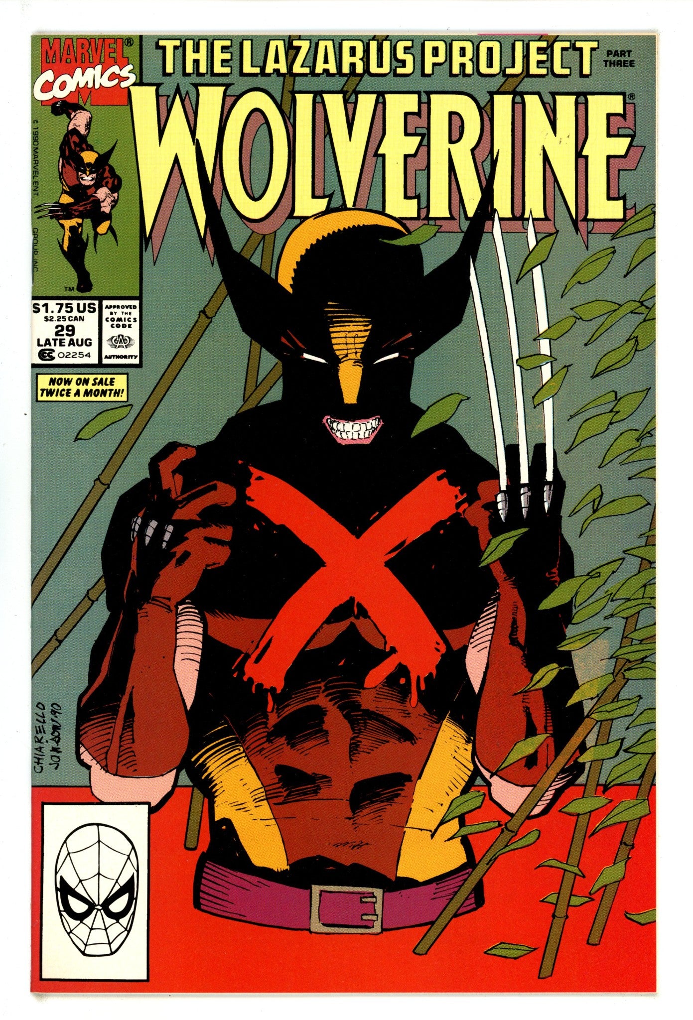 Wolverine Vol 2 29 Mid Grade (1990) 