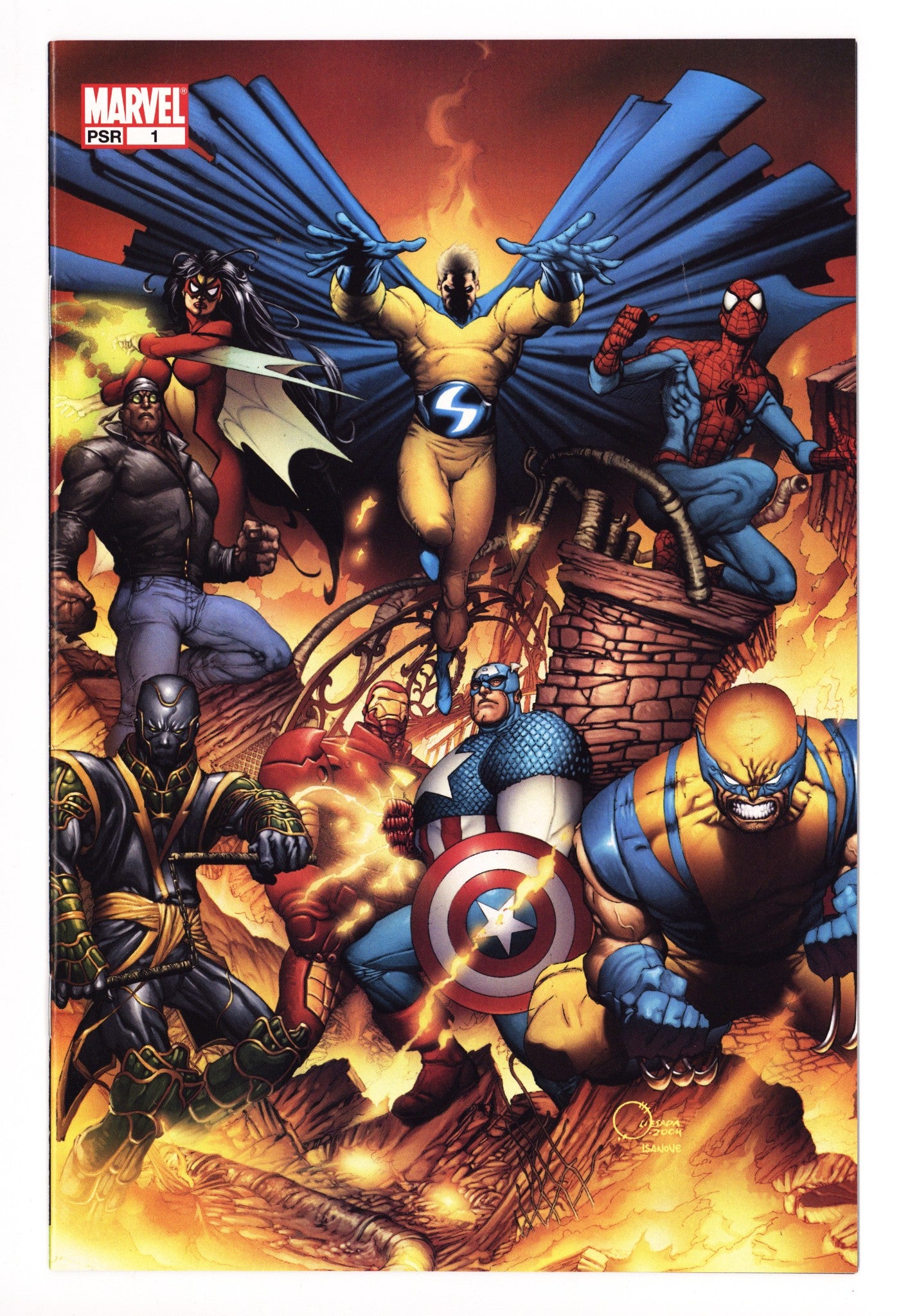 New Avengers Vol 1 1 VF/NM (9.0) (2005) Quesada Variant 