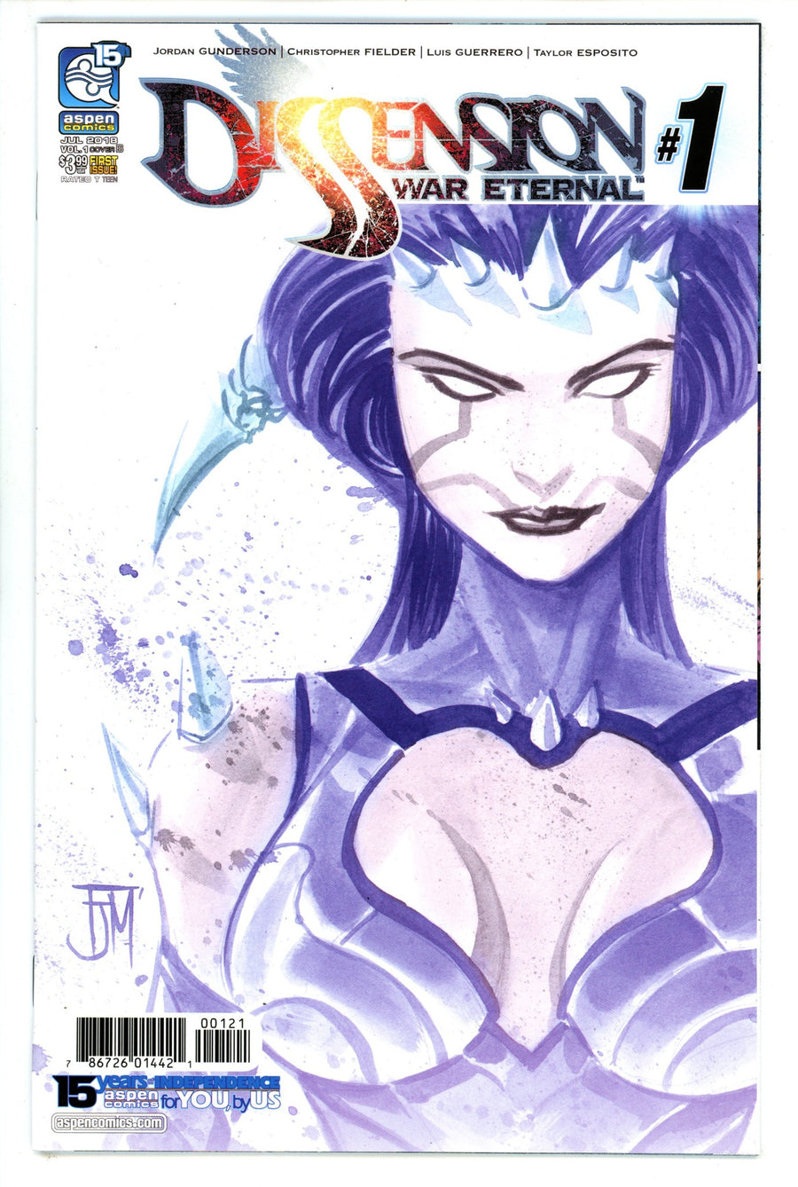 Dissension: War Eternal 1 High Grade (2018) Manapul Variant 