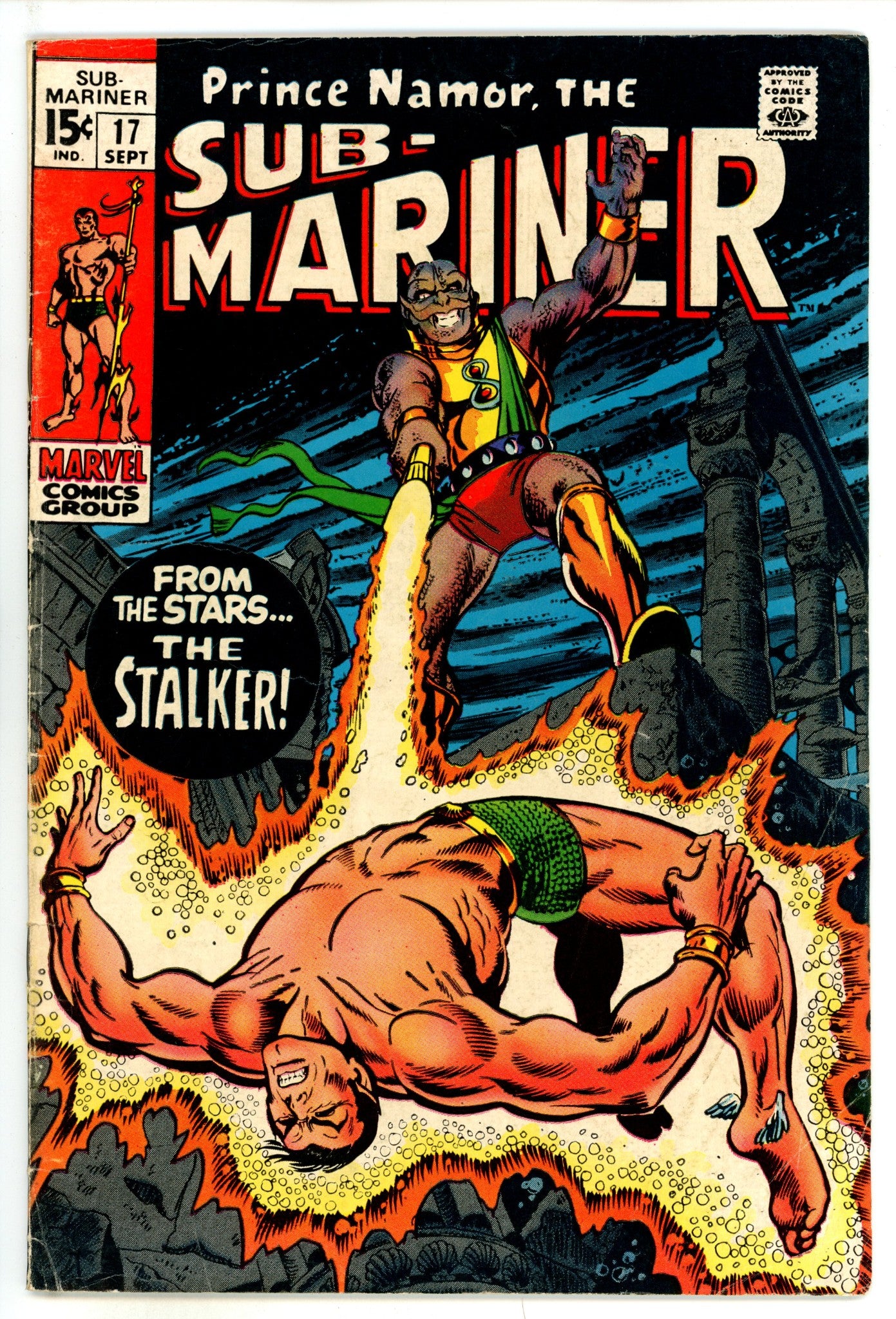 Sub-Mariner Vol 1 17 VG (4.0) (1969) 
