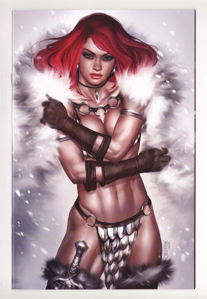 The Invincible Red Sonja 5 High Grade (2021) Burns Virgin Exclusive Variant
