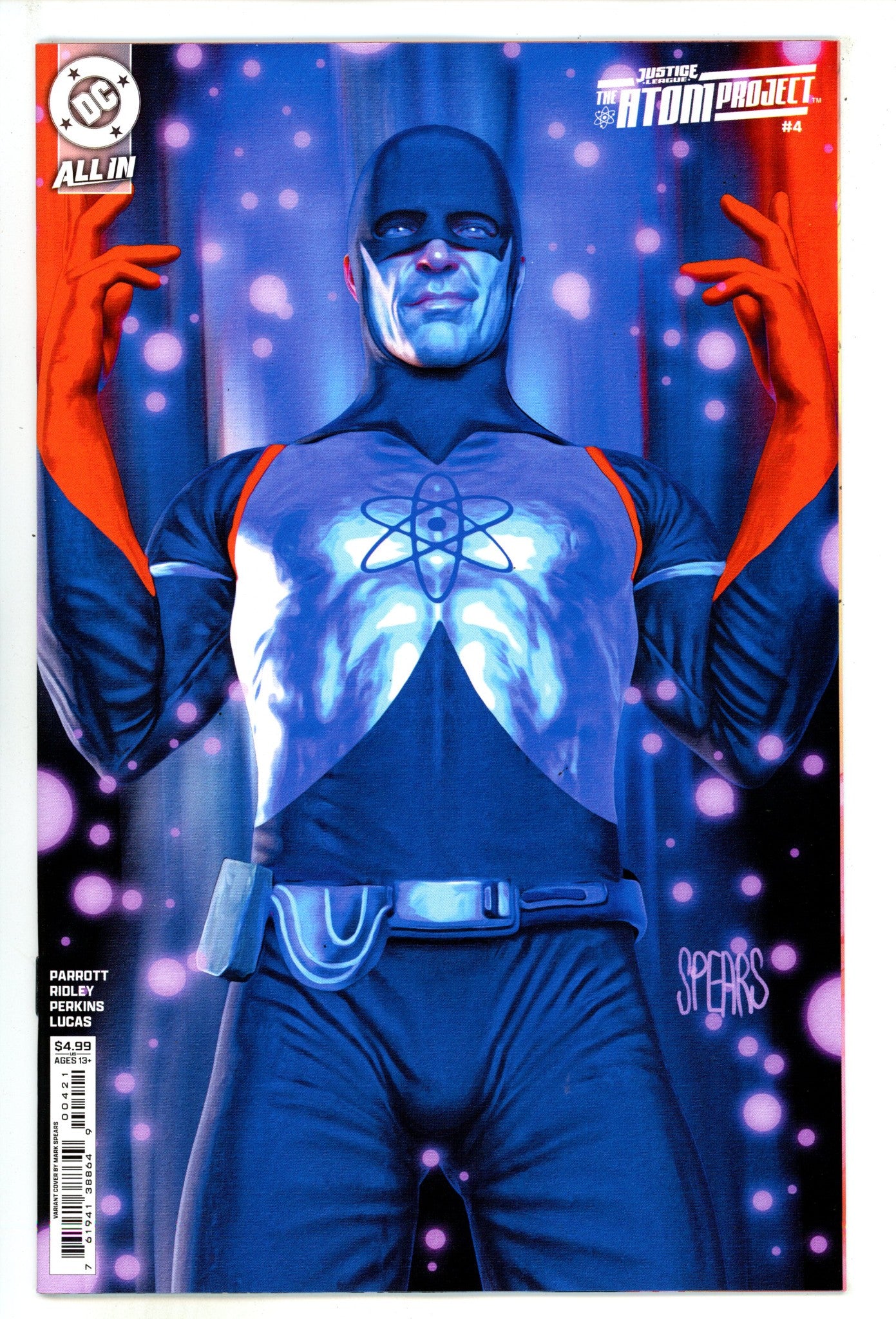 Justice League The Atom Project 4 Spears Variant (2025)