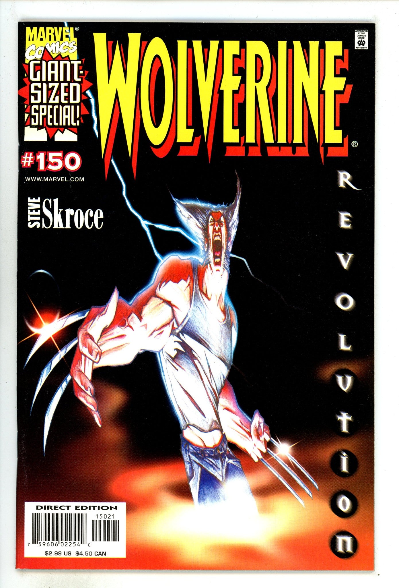 Wolverine Vol 2 150 VF+ (8.5) (2000) Skroce Variant 