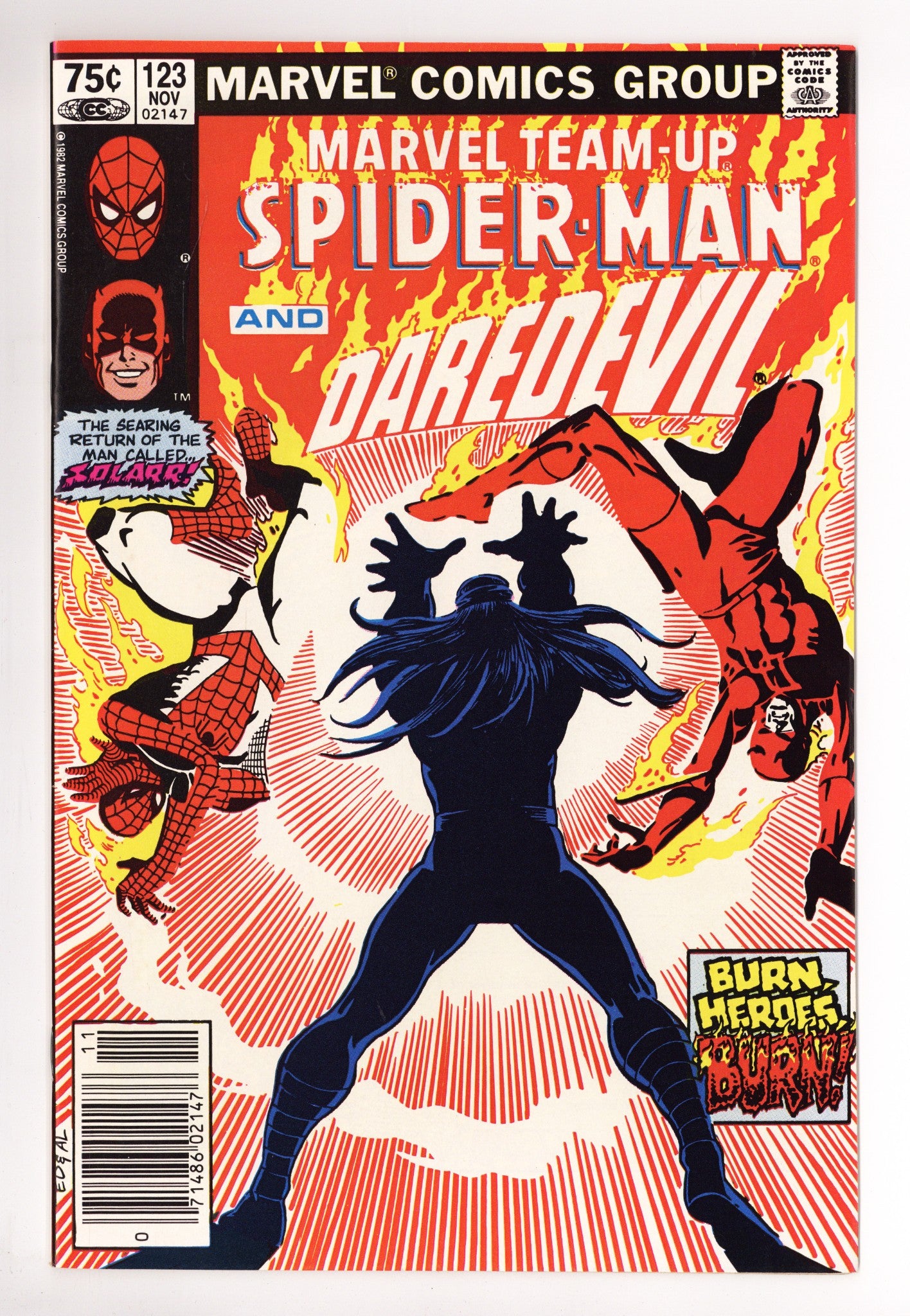 Marvel Team-Up Vol 1 123 NM- (9.2) (1982) Canadian Price Variant 