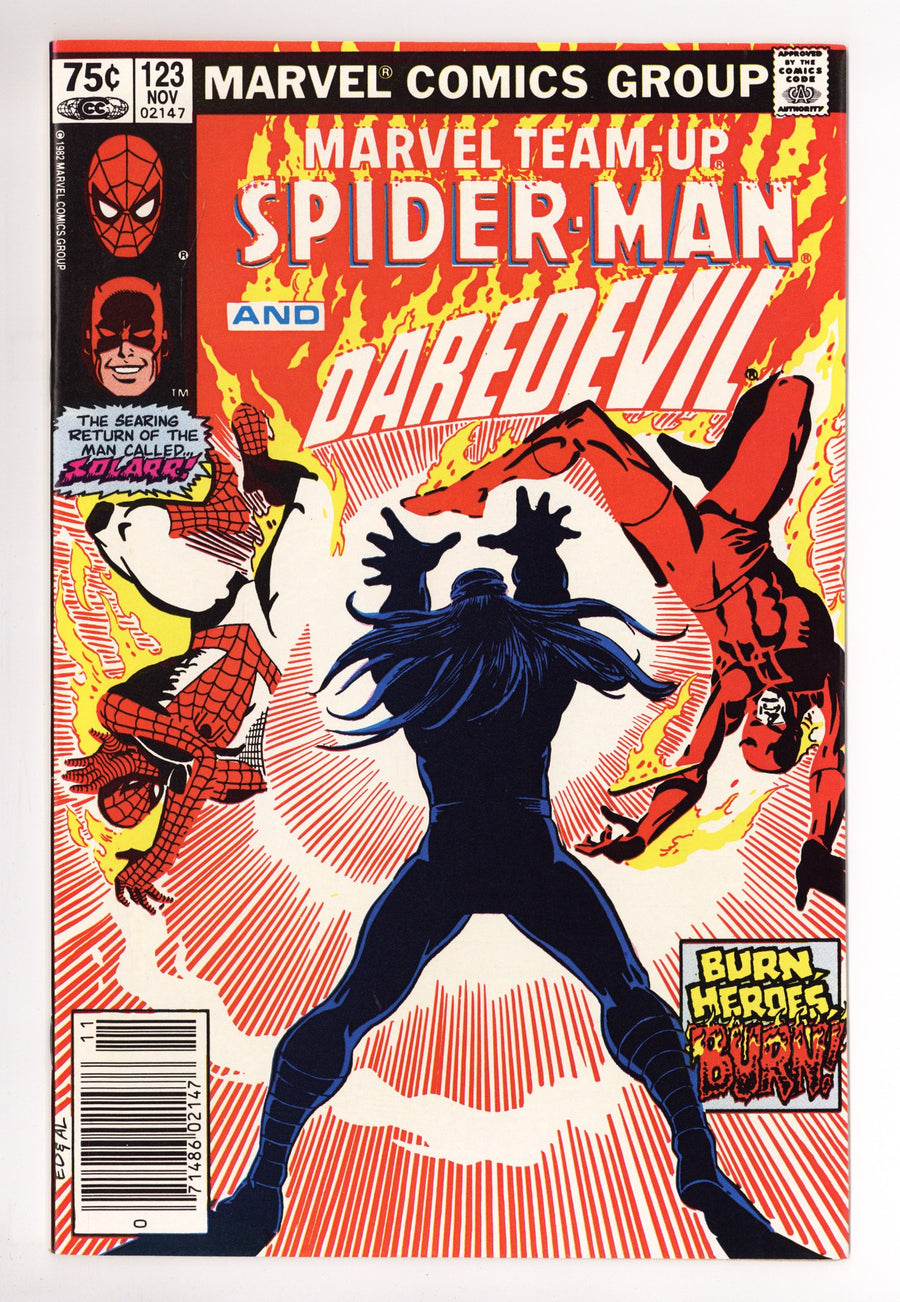 Marvel Team-Up Vol 1 123 NM- (9.2) (1982) Canadian Price Variant 