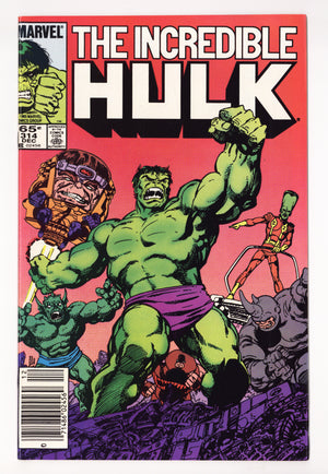 The Incredible Hulk Vol 1 314 High Grade (1985) Newsstand