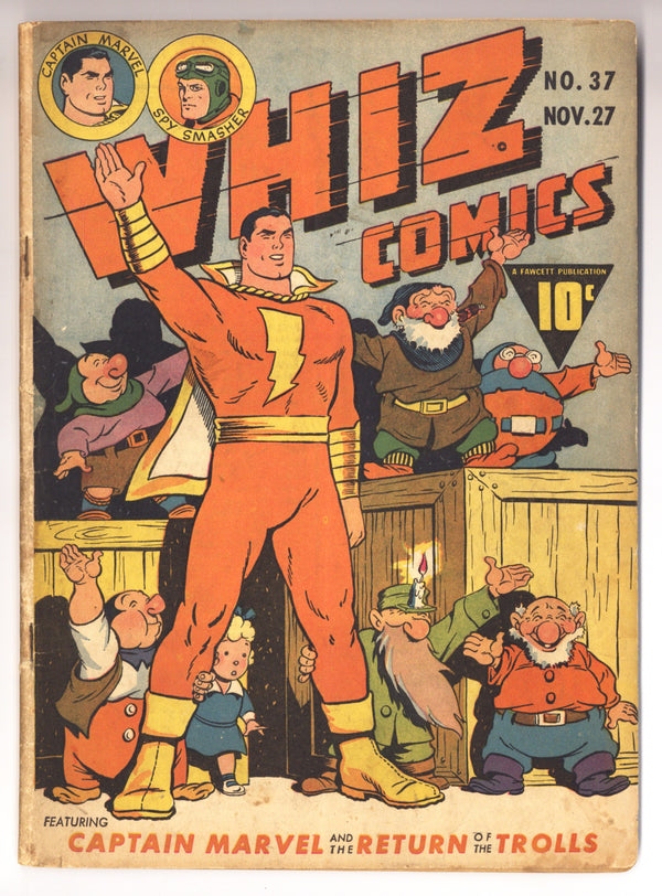 Whiz Comics 37 GD/VG (3.0) (1942)