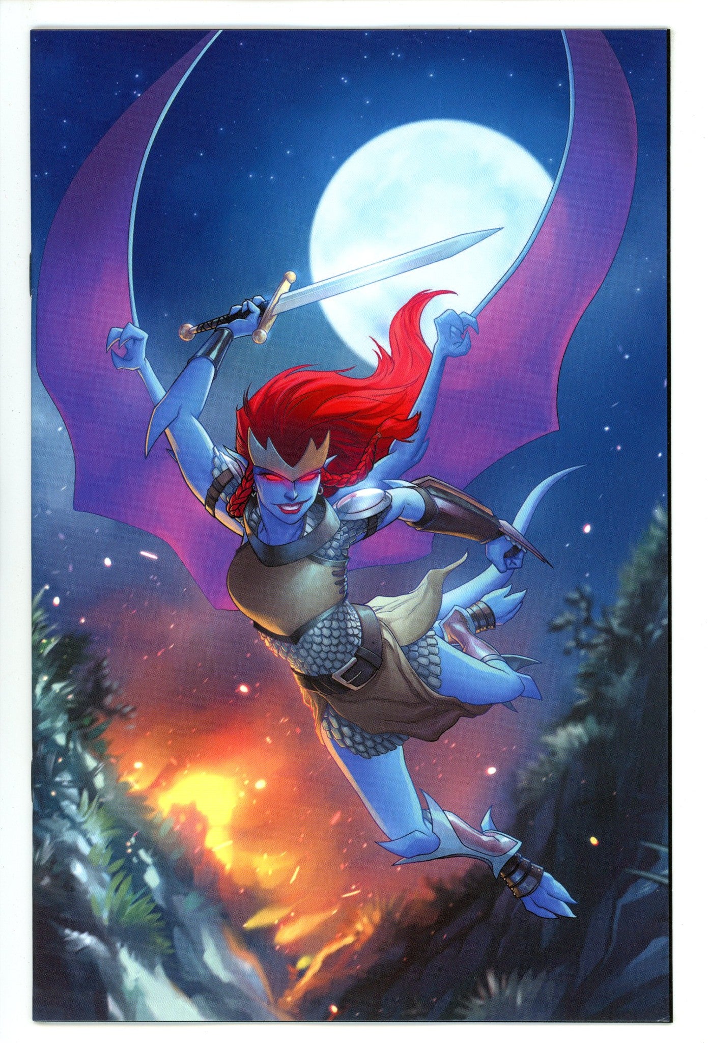 Gargoyles Demona 1 Hetrick Virgin Incentive Variant NM- (2025)