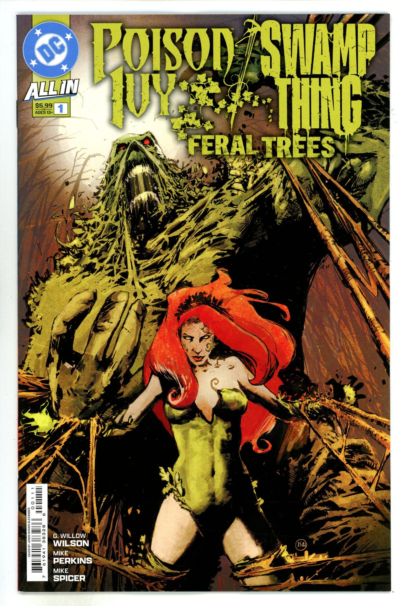 Poison Ivy Swamp Thing Feral Trees  1  (2024)