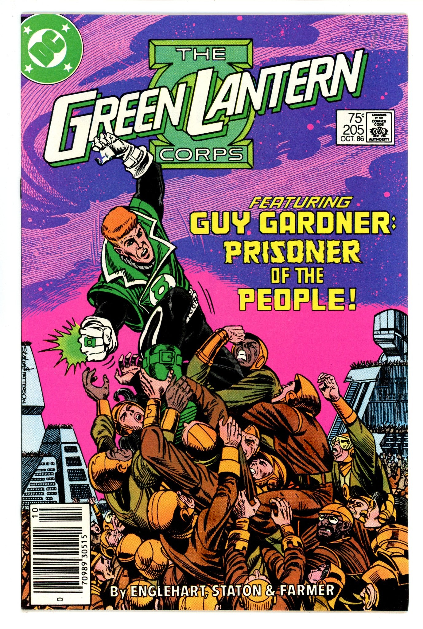 Green Lantern Vol 2 205 High Grade (1986) Newsstand 
