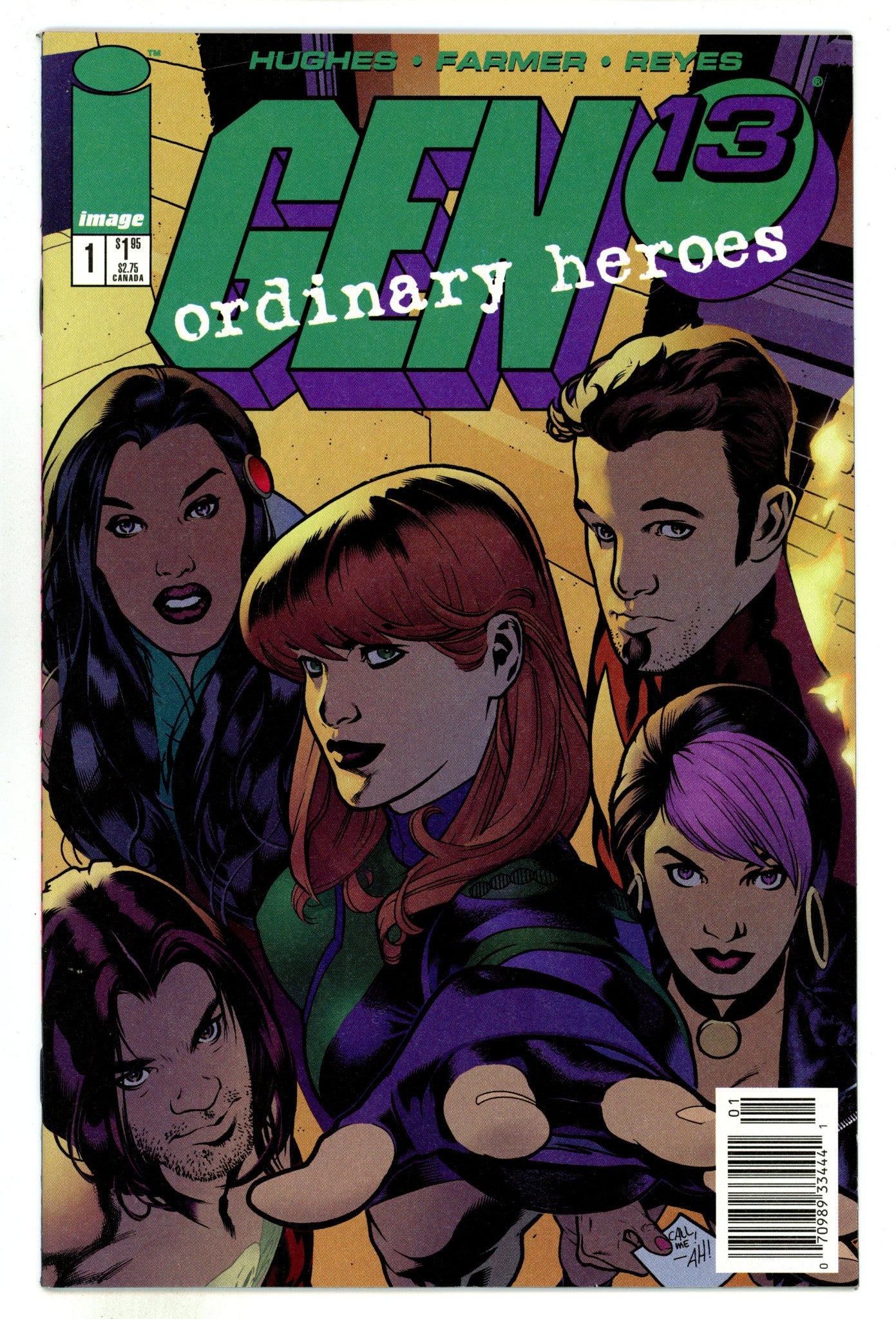 Gen 13: Ordinary Heroes 1 NM- (9.2) (1996) Newsstand 