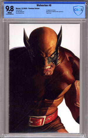 Wolverine Vol 7 6 CBCS 9.8 (NM/M) (2020) Ross Timeless Variant