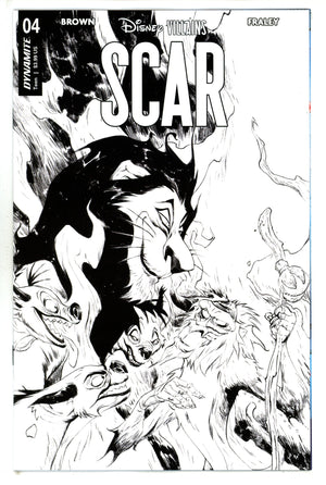 Disney Villains Scar 4 Lee B&W Incentive Variant (2023)