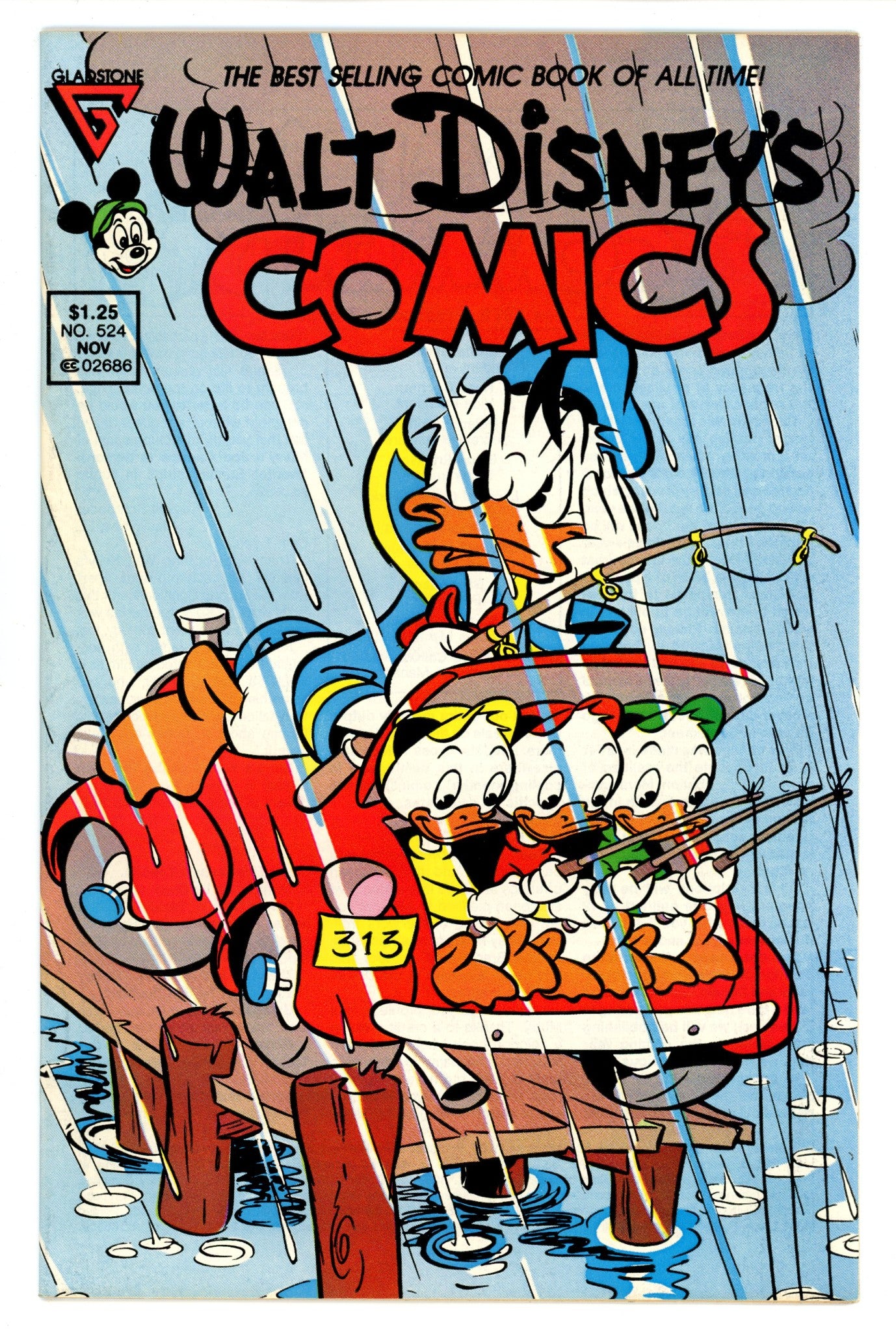 Walt Disney's Comics and Stories 524 VF- (7.5) (1987) Canadian Price Variant 